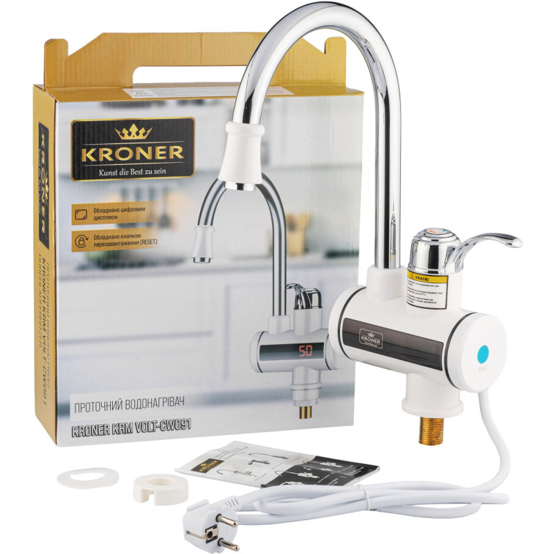 Проточний водонагрівач KRONER KRM Volt CW091