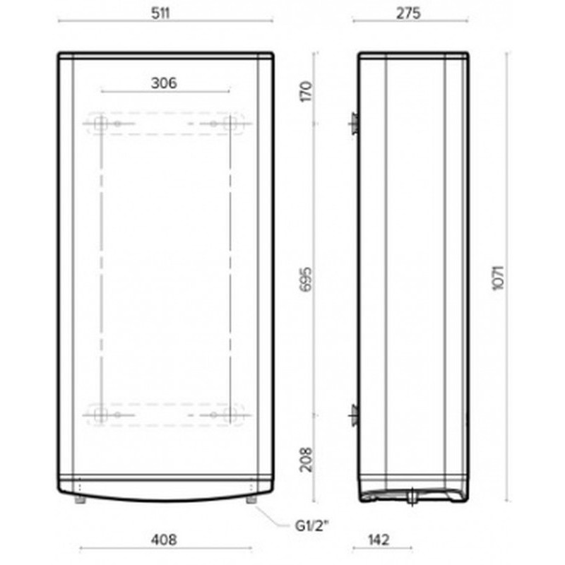 Бойлер Ariston VELIS TECH 80 EU (3100918)