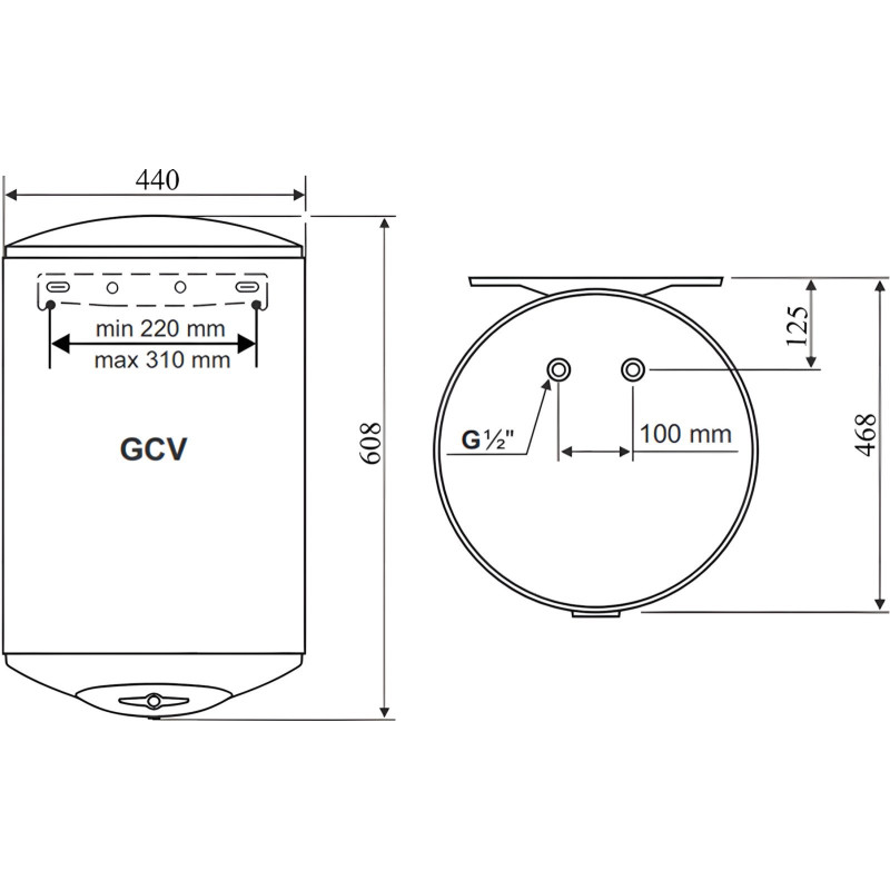 Бойлер Tesy Anticalc REV 50 GCR 504416D B14 TBRC (305189) 