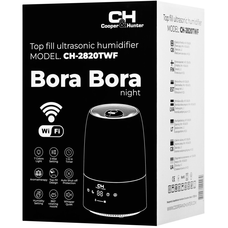 Повітряний зволожувач Cooper & Hunter CH-2820TWF