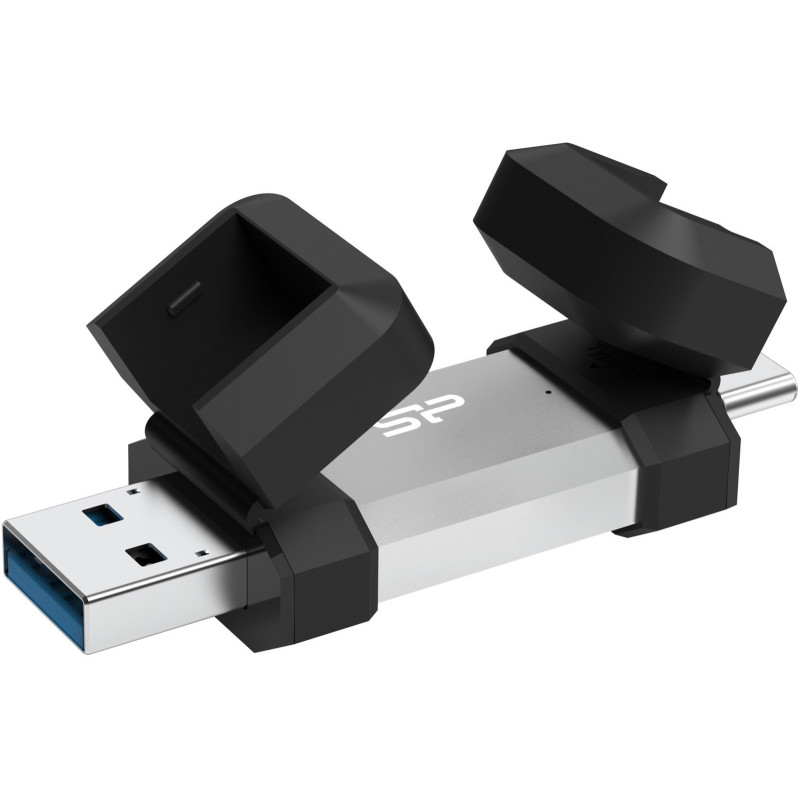 USB флеш накопичувач Silicon Power USB 64G SILICON POWER USB3.2+TypeC Mobile C51 (SP064GBUC3C51V1S)