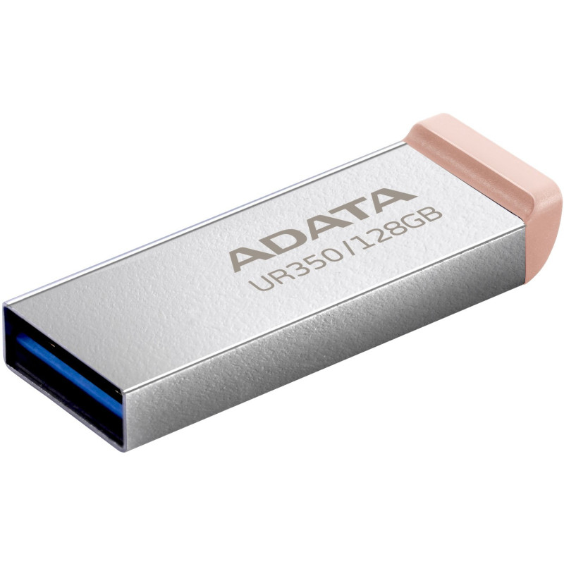 USB флеш накопичувач ADATA 128GB UR350 Silver/Beige USB 3.2 (UR350-128G-RSR/BG)