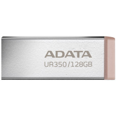 USB флеш накопичувач ADATA 128GB UR350 Silver/Beige USB 3.2 (UR350-128G-RSR/BG)
