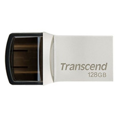 USB флешка Transcend JetFlash 890 128GB USB 3.1/Type-C Silver (TS128GJF890S)