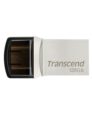 USB флешка Transcend JetFlash 890 128GB USB 3.1/Type-C Silver (TS128GJF890S)