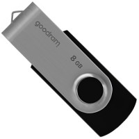 USB флеш-накопичувач Goodram 8GB UTS2 (Twister) Black (UTS2-0080K0R11)