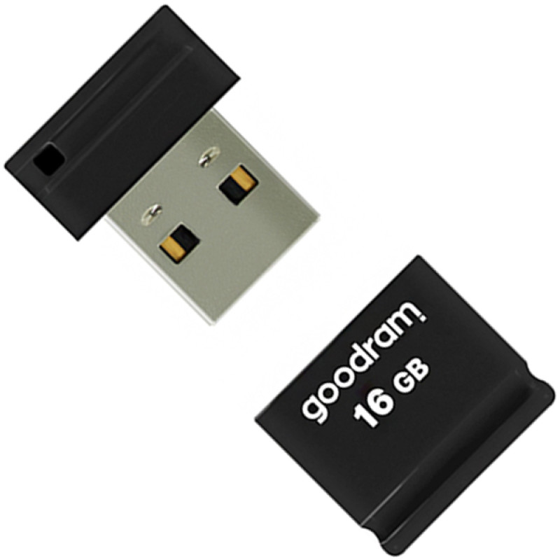 USB флеш-накопичувач Goodram 16GB UPI2 (Piccolo) Black (UPI2-0160K0R11)