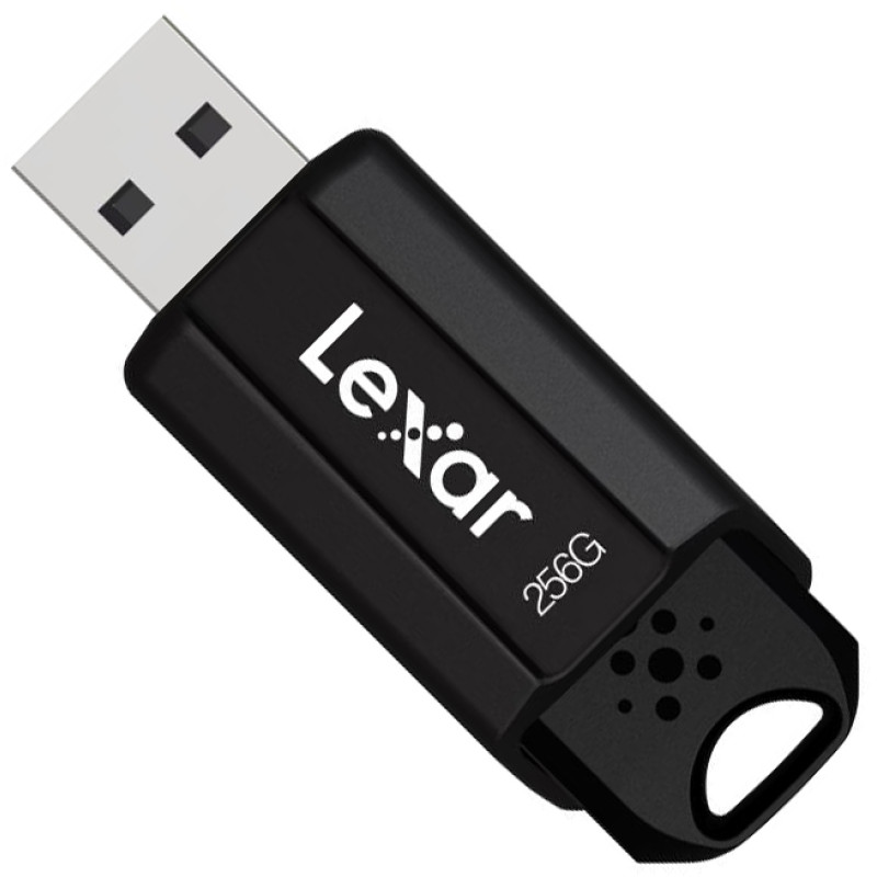 Флеш пам'ять USB Lexar JumpDrive S80 256GB USB 3.1 Black (LJDS080256G-BNBNG)