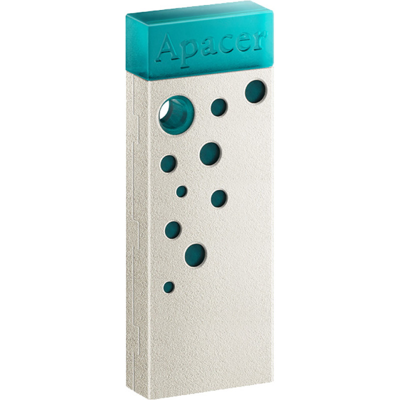USB флеш-накопичувач Apacer 64GB AH11J Turquoise Green (AP64GAH11JG-1)