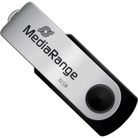 USB флеш-накопичувач MediaRange 32GB Black/Silver (MR911)