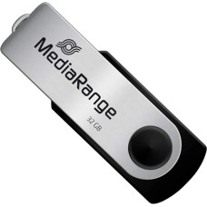 USB флеш-накопичувач MediaRange 32GB Black/Silver (MR911)