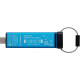 USB флеш накопичувач USB3.2 128GB Kingston IronKey Keypad 200 Type-C Blue (IKKP200C/128GB)