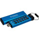 USB флеш накопичувач USB3.2 128GB Kingston IronKey Keypad 200 Type-C Blue (IKKP200C/128GB)
