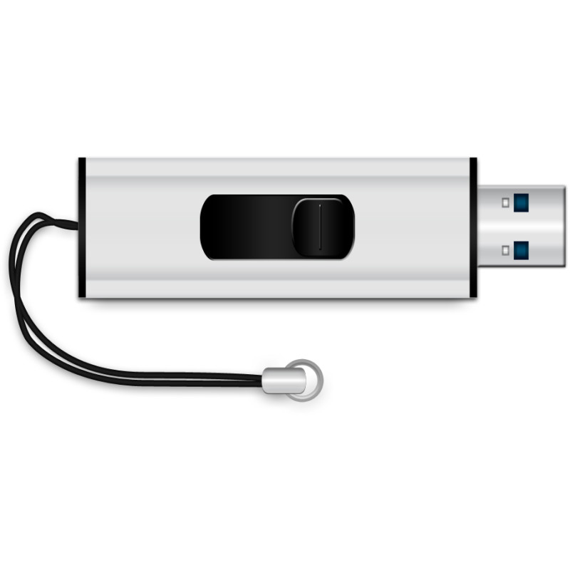 USB флеш-накопичувач MediaRange 128GB Black/Silver (MR918)