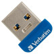 USB флеш накопичувач Verbatim 64GB Store 'n' Stay NANO Blue USB 3.2 (98711)