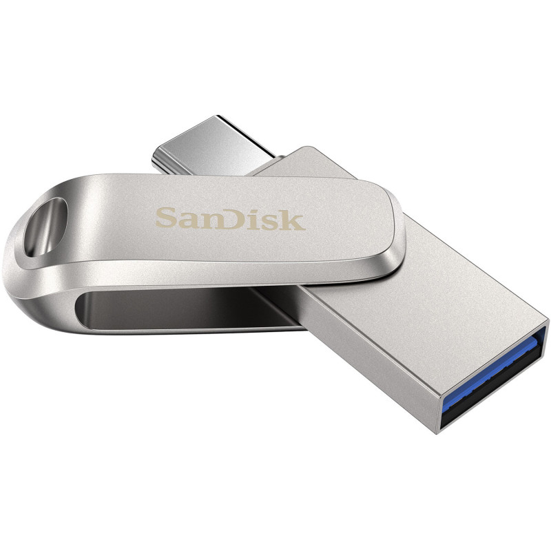 USB флешка SanDisk 512GB Ultra Dual Drive Luxe USB 3.1 + Type-C (SDDDC4-512G-G46)