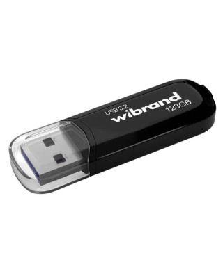 USB флеш накопичувач Wibrand 128GB Marten Black USB 3.2 Gen 1 (USB 3.0) (WI3.2/MA128P10B)
