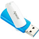 USB флеш-накопичувач Apacer 64GB AH357 Blue/White (AP64GAH357U-1)