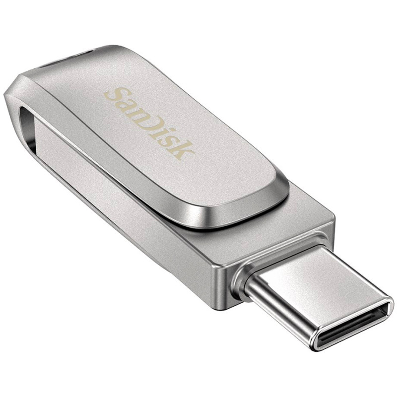 USB флеш накопичувач SanDisk 1TB Ultra Dual Luxe Silver USB 3.2/Type-C (SDDDC4-1T00-G46)