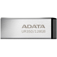 USB флеш накопичувач ADATA 128GB UR 350 Silver/Black USB 3.2 (UR350-128G-RSR/BK)