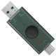 Флеш-накопичувач Kingston USB3.2 128GB Type-C DataTraveler Duo Green (DTDEG2/128GB)