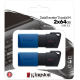 USB флеш-накопичувач Kingston 2x64GB DataTraveler Exodia M Black/Blue (DTXM/64GB-2P)