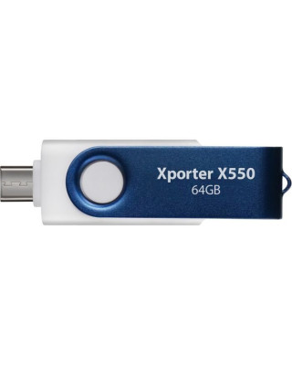 USB флеш накопичувач Patriot 64GB Xporter X550 USB 3.2/Type-C (PS64GX550AAD)