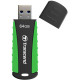 USB флеш накопичувач Transcend 256GB JetFlash 810 Rugged Black/Green (TS256GJF810) (FFUFTR02133)