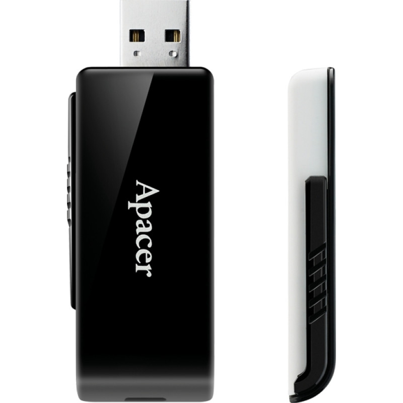 USB флеш-накопичувач Apacer 32GB AH350 Black (AP32GAH350B-1)