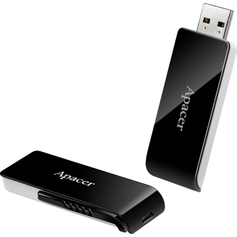 USB флеш-накопичувач Apacer 32GB AH350 Black (AP32GAH350B-1)