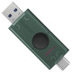 USB флеш-накопичувач Kingston USB3.2 256GB Type-C DataTraveler Duo Green (DTDEG2/256GB)
