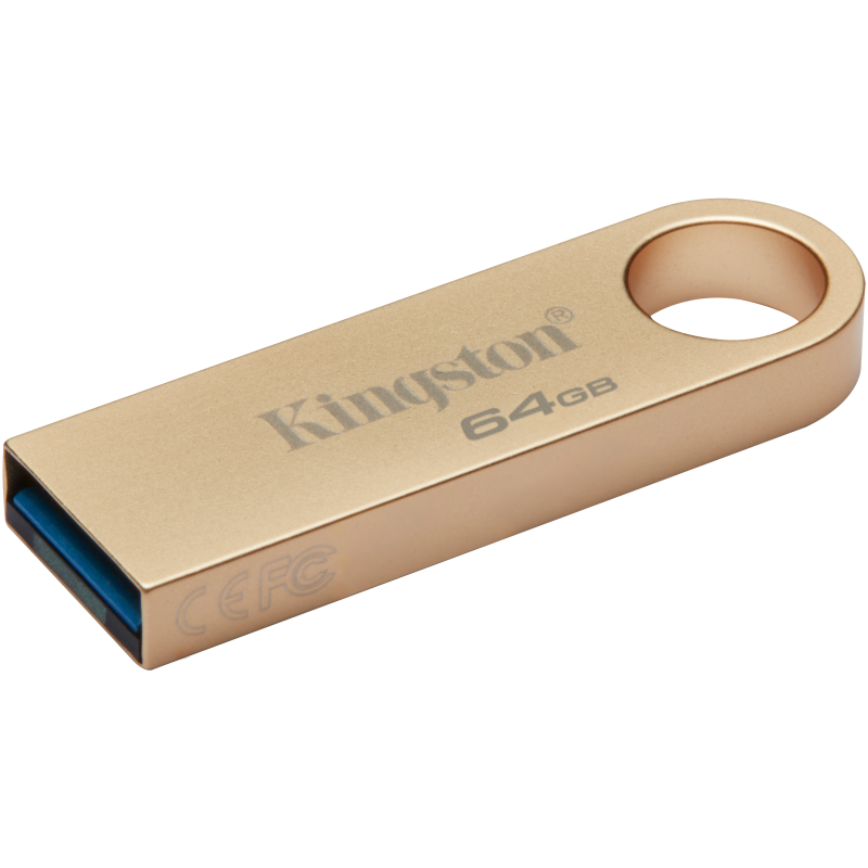 Флеш-пам'ять USB Kingston DataTraveller SE9 G3 64GB USB 3.2 Gen 1 Gold (DTSE9G3/64GB)