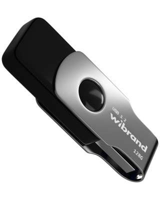 USB флеш накопичувач Wibrand 128GB Lizard Black USB 3.2 Gen 1 (USB 3.0) (WI3.2/LI128P9B)