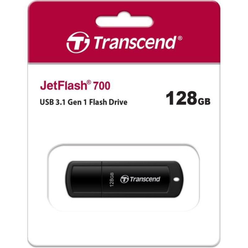 USB флеш накопичувач Transcend 128GB JetFlash 700 USB 3.0 (TS128GJF700)
