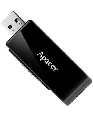 USB флеш-накопичувач Apacer 64GB AH350 Black (AP64GAH350B-1)