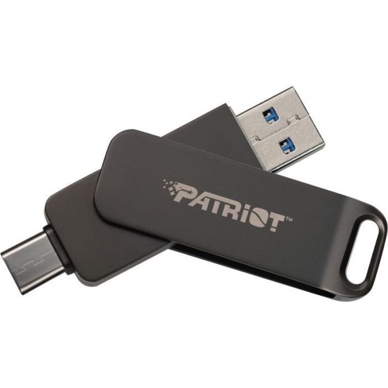 USB флеш накопичувач Patriot 1TB Rage R550 Matte Black USB 3.2/Type-C (PE1TR550DSAD)