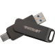 USB флеш накопичувач Patriot 1TB Rage R550 Matte Black USB 3.2/Type-C (PE1TR550DSAD)