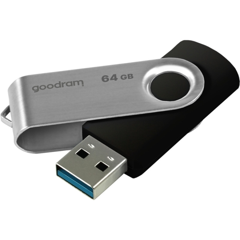 USB флеш-накопичувач Goodram 64GB UTS3 (Twister) Black (UTS3-0640K0R11)