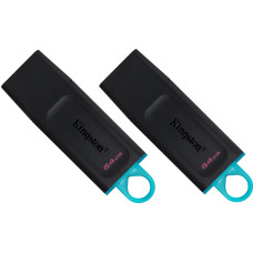 USB флеш-накопичувач Kingston 64GB DataTraveler Exodia Black/Blue 2 Pieces (DTX/64GB-2P)