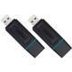 USB флеш-накопичувач Kingston 64GB DataTraveler Exodia Black/Blue 2 Pieces (DTX/64GB-2P)
