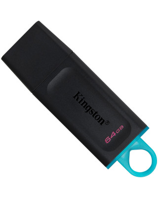 USB флеш-накопичувач Kingston 64GB DataTraveler Exodia Black/Teal (DTX/64GB)