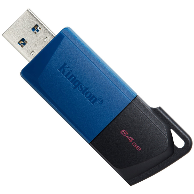 USB флеш-накопичувач Kingston 64GB DataTraveler Exodia M Black/Blue (DTXM/64GB)