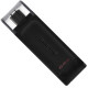USB флеш-накопичувач Kingston 64GB Type-C DataTraveler 70 Black (DT70/64GB)