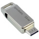 Флеш-накопичувач USB Goodram 32GB OTG Type-C ODA3 Silver (ODA3-0320S0R11)