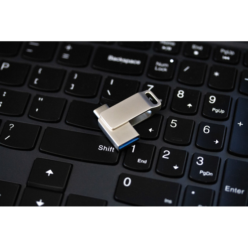 Флеш-накопичувач USB Goodram 32GB OTG Type-C ODA3 Silver (ODA3-0320S0R11)
