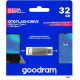 Флеш-накопичувач USB Goodram 32GB OTG Type-C ODA3 Silver (ODA3-0320S0R11)