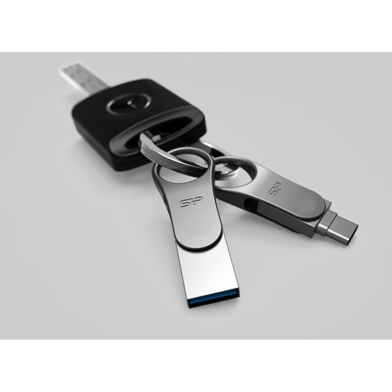 Флеш-пам'ять USB Silicon Power Mobile S80 32GB Silver (SP032GBUC3C80V1S)