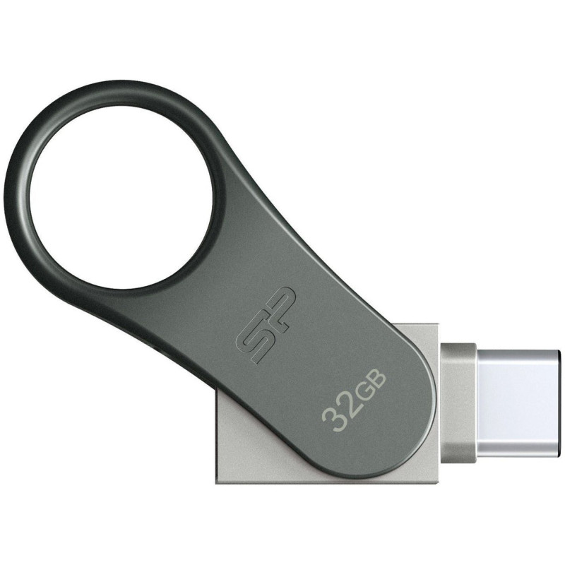 Флеш-пам'ять USB Silicon Power Mobile S80 32GB Silver (SP032GBUC3C80V1S)