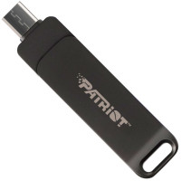 USB флеш накопичувач Patriot 64GB Rage R550 Matte Black USB/Type-C 3.2 (PE64GR550DSAD)