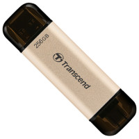 USB флешка Transcend 256GB USB 3.2+Type-C JetFlash 930 Black (TS256GJF930C)